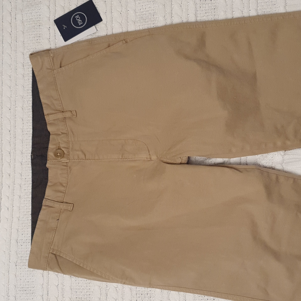 1901 Khaki Slim Straight Size 18 Chino Tan